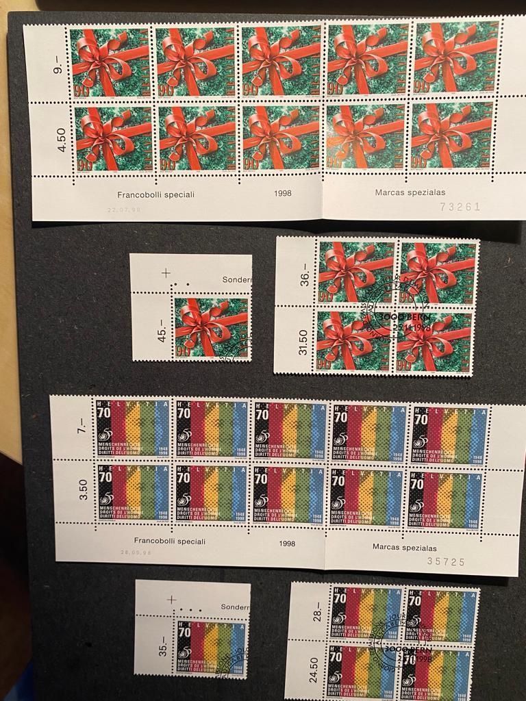 Alle Briefmarken: Los 59 1998 Pro Juventute Briefmarken – Neu (gemäss Beschreibung) aus Niederweningen von rimicanardo 5