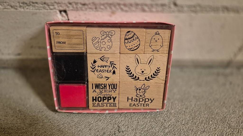 Timbri: Oster Stempel Set aus Holz - ungeöffnet Original – Usato da Zürich venduto da Verkaufen_Oerlikon