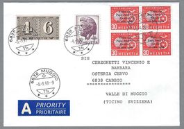 1999 MUGGIO SCHNAPSZAHLEN 9.9.99.-9, BRIEF