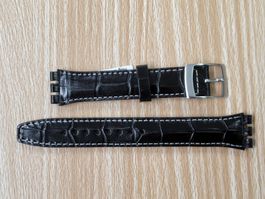 Swatch Uhrenband Leder 17mm, neu, Original