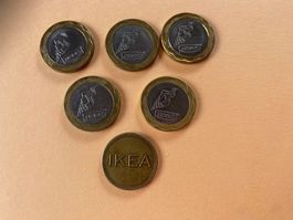 6 IKEA Jetons