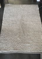 Teppich mit Noppen beige Wolle 230x160