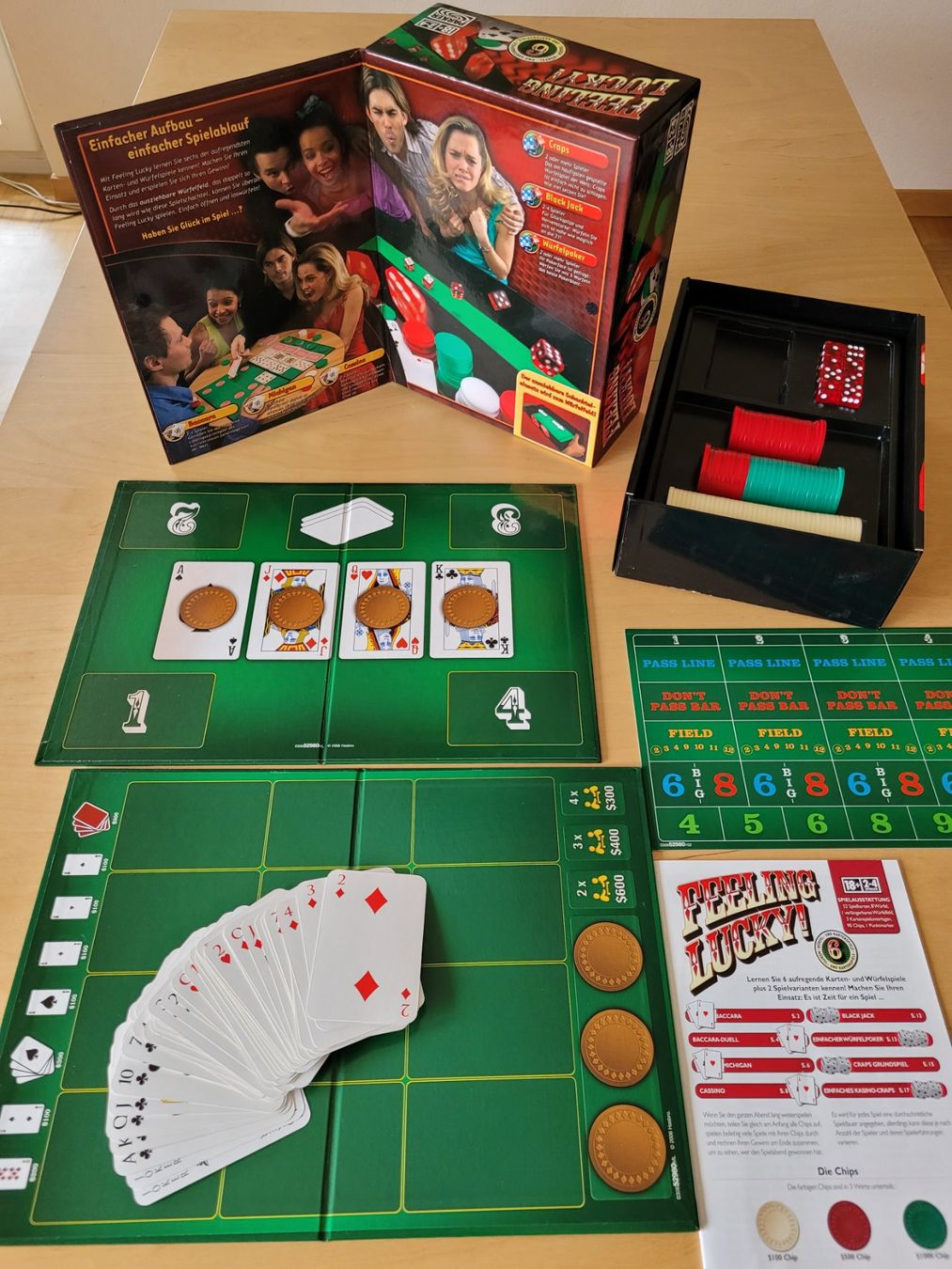 Parker Giochi: Feeling Lucky! Das Kasinospiel – Usato da Wiesendangen venduto da samoalk 2