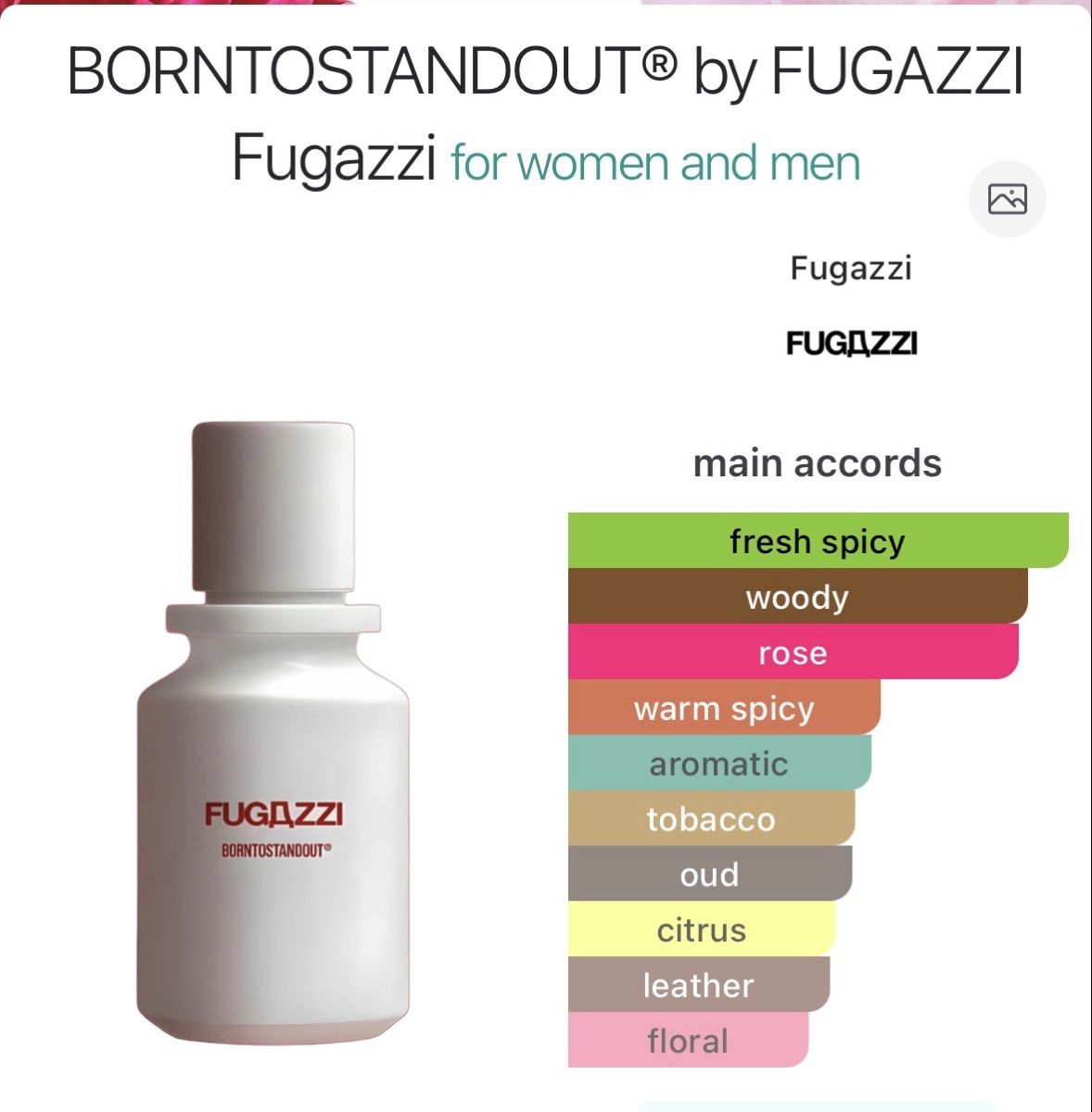 Parfum & Eau de Toilette: Fugazzi Borntostandout 50ml Extrait de Parfum – Gebraucht aus Zürich von Thetimtam 4