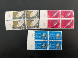 CH  1973  No. 520-522  4er Block  Erstag gest.   (5766)