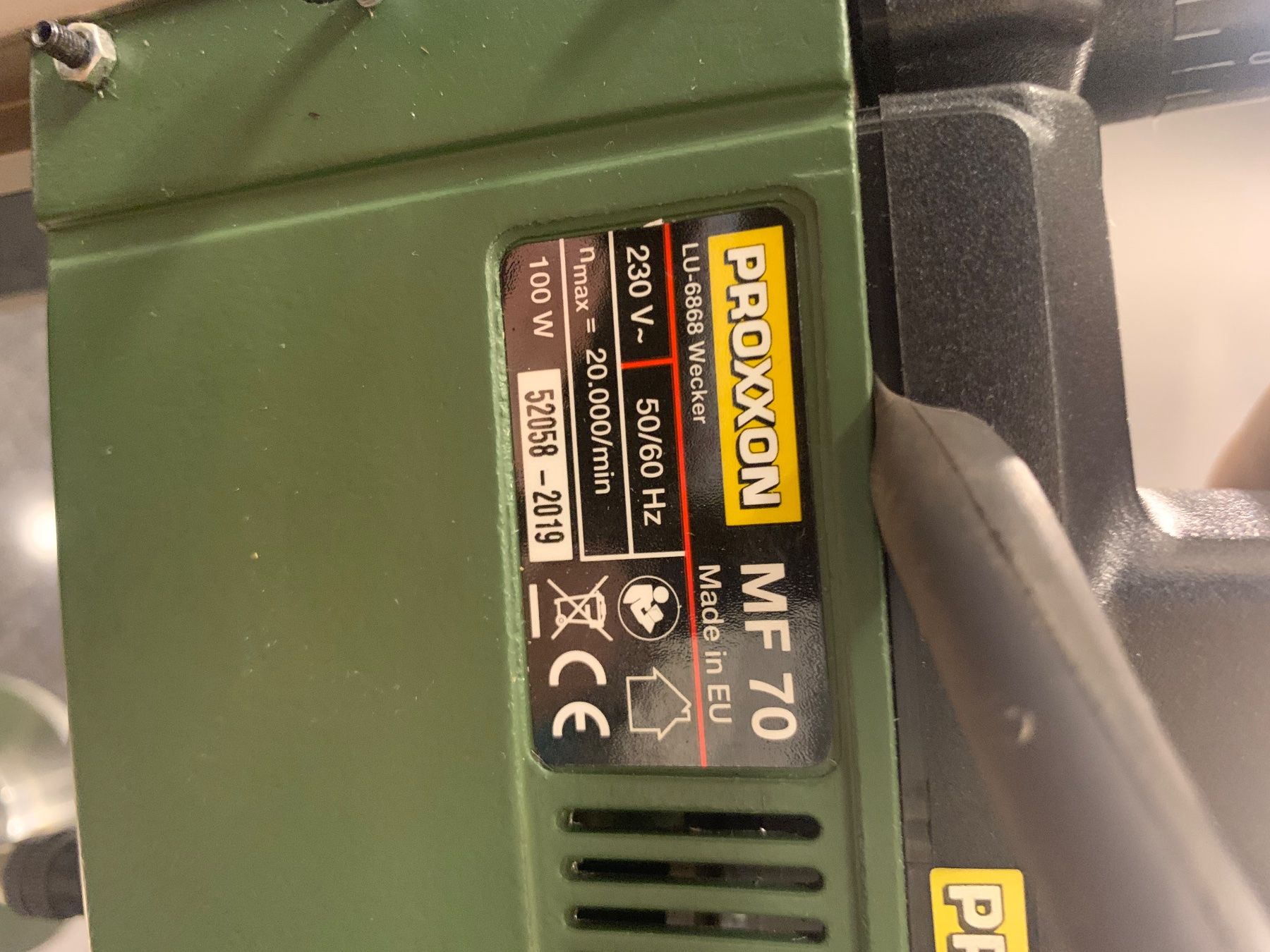 Proxxon Tutte le macchine: Proxxon - Microfräse MF70 – Usato da Schaffhausen venduto da Dimi83 1