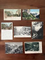 7 Ansichtskarten Schweiz von Lauterbrunnen BE. B