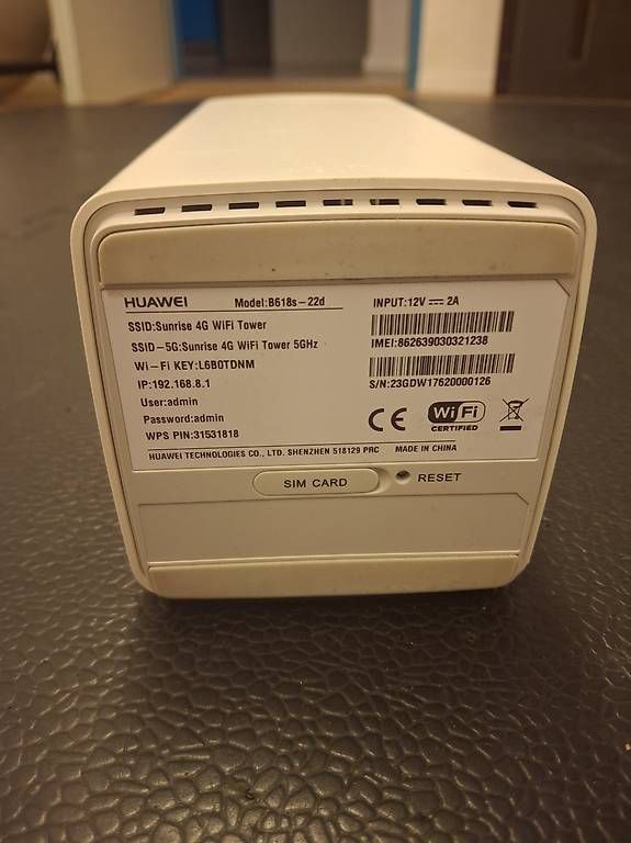 Modem & Router: Huawei Wifi Tower – Usato da Therwil venduto da Johndo01 1