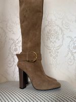 Vero Cuoio Wildleder-Stiefel – Grösse 40 – Taupe – Elegant