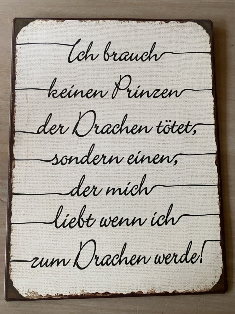 Insegne: Schönes Blechschild – Nuovo e nell'imballaggio originale da Witterswil venduto da Chivy