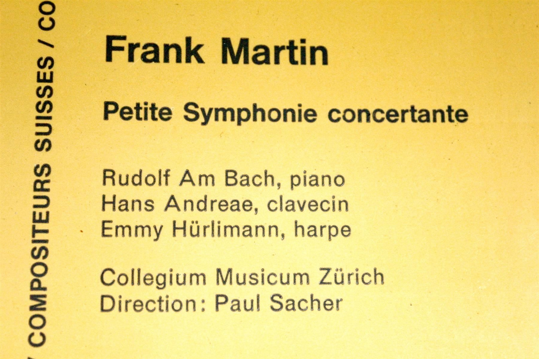 CD: Willy Burkhard / Frank Martin: KONZERTE – Usato da Bern venduto da vinyl-heaven 2