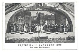 Burgdorf (BE) Festspiel - Der neue Brunnen - 1908
