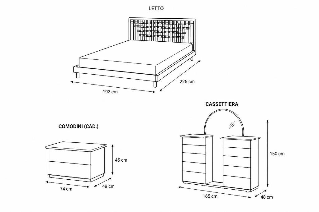 Betten: Vendo camera da letto completa – Gebraucht aus Cadro von ale9797 4