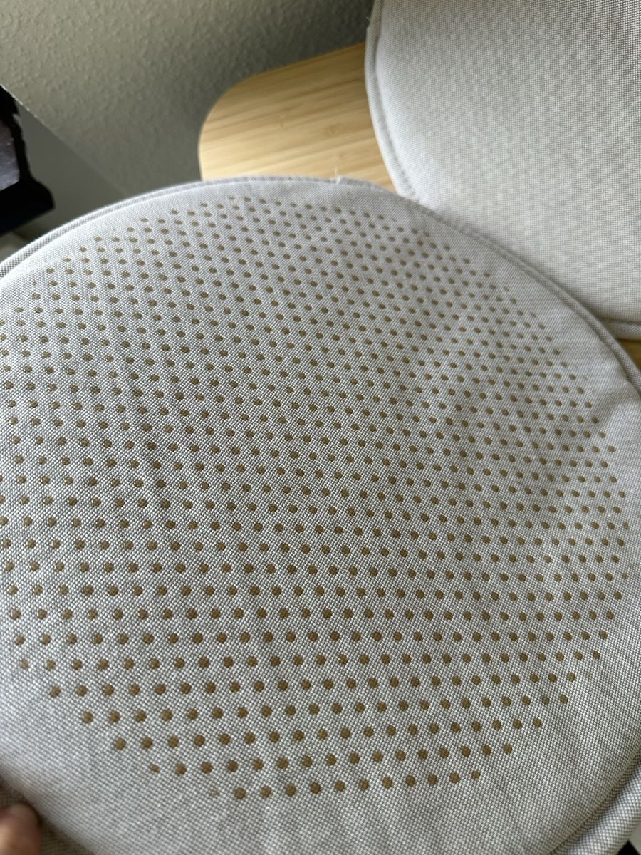 Ikea Cuscini: 3 Round Seat Cushions Beige Light – Usato da Zürich venduto da car_68nt 5