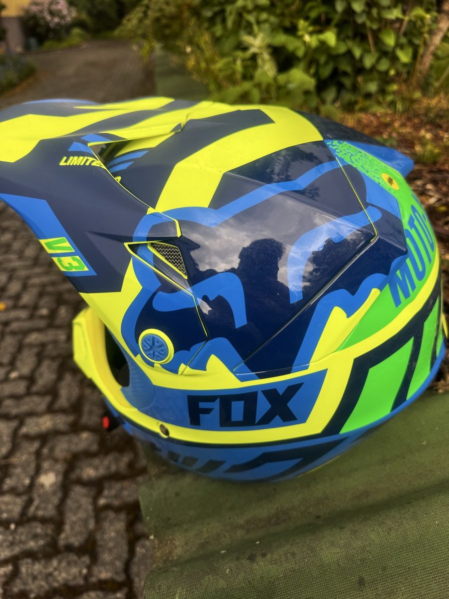 Fox Caschi & visiere: Fox Youth V3 Helm – Nuovo (secondo la descrizione) da Orpund venduto da Rhodes0 1