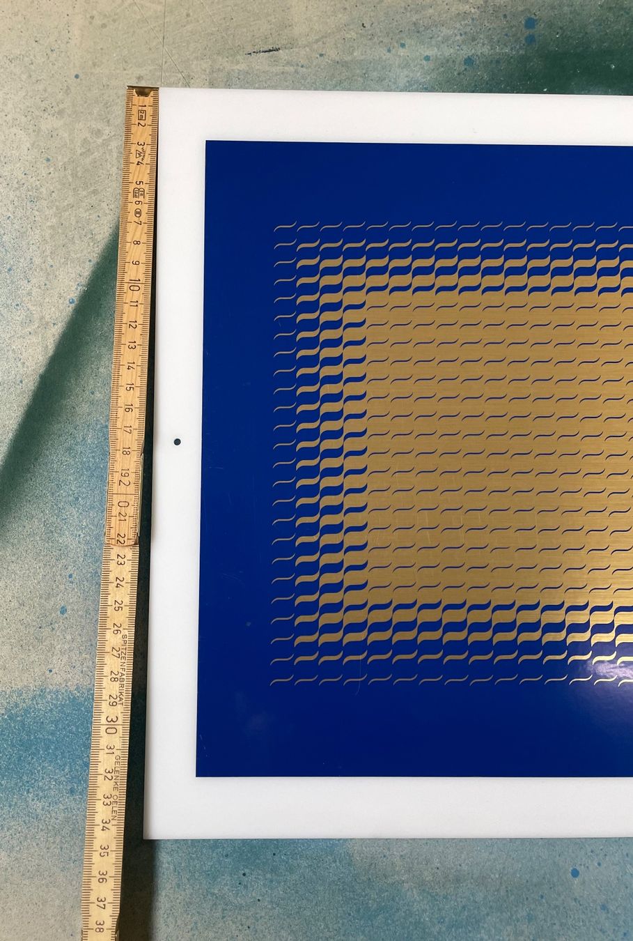 Foto & Immagini: Bild Siebdruck blau – Usato da Rütihof venduto da JulieH85 3