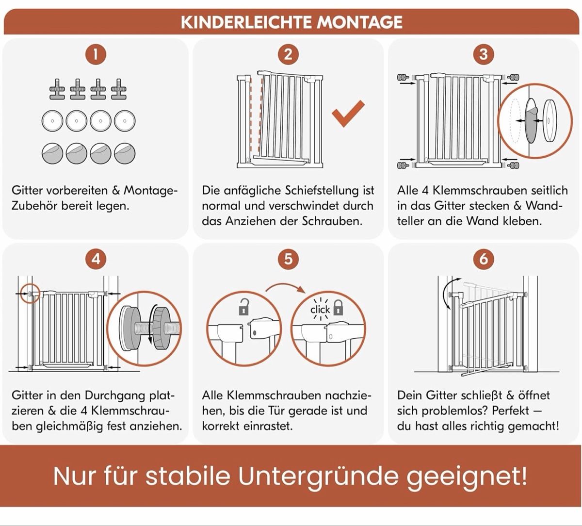 Sicherheit: Clear step gate 96-101 cm  – Gebraucht aus Zürich von mil_tg8p 6