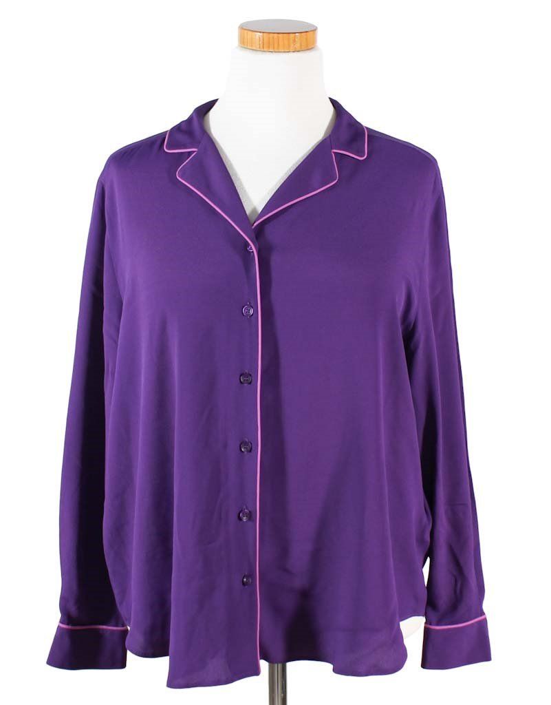 Riani Camicette: RIANI Hemdbluse mit Seide Gr. 46 – Usato da Belp venduto da caramel-secondhand