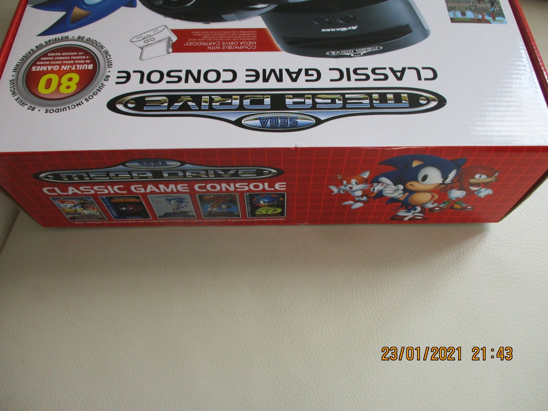 Sega Console: Sega Mega Drive Classic Game Console  25th Anniversary Sonic – Nuovo (secondo la descrizione) da Liestal venduto da Disc-Point 3