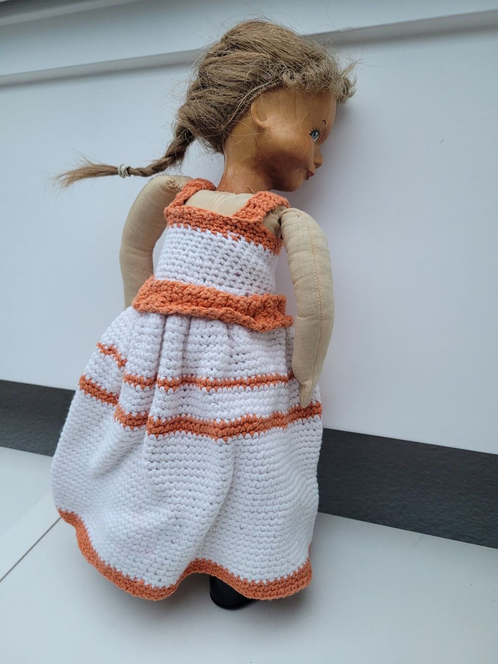 Käthe Kruse Bambole: Vintage Stoffpuppe mit Holzkopf – Usato da Oberuzwil venduto da rtr_wp6m 3