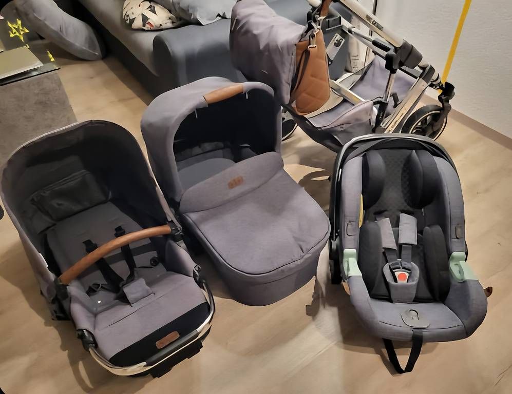 ABC Design Kinderwagen: ABC Design Salsa 4 Air Kinderwagen + Isofix – Gebraucht aus St. Antoni von Nicknack