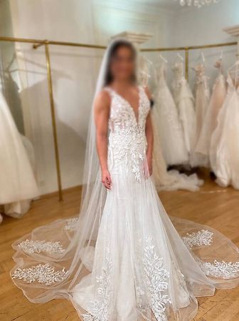 Hochzeitskleid von Merry's Couture /UNGETRAGEN