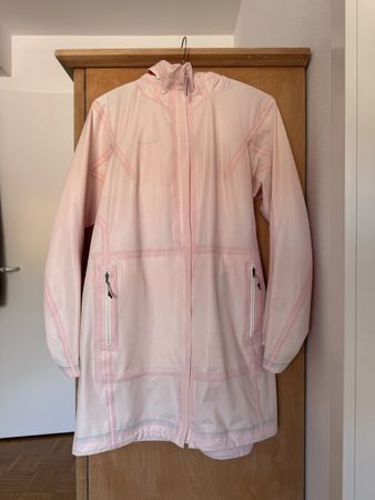 Mammut X Regenjacke Damen Grösse M weiss orange