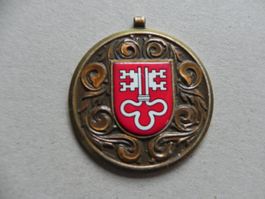 Medaille Schweiz Wappen Fahne ca. 1975 Kanton Unterwalden NW