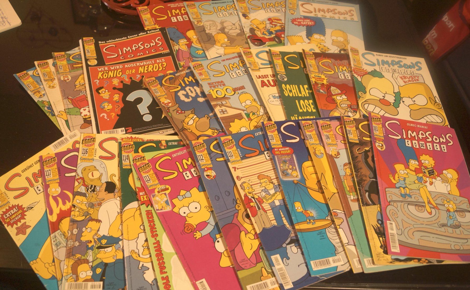 BD: Simpsons Comics Konvolut gebraucht 27 Hefte – D'occasion à Zuben par Rex4