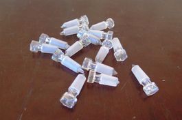 30x schöne Glasstopfen NS 12  Stopfen