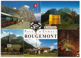 Rougemont - 5 Bild AK
