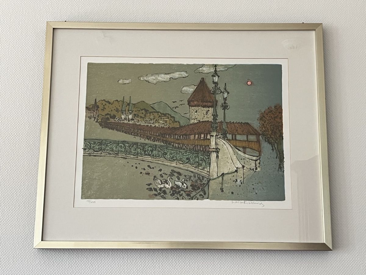 Grafica & Litografie: Marco Richterich Lithographie Handsigniert & Nummeriert – Usato da Horgen venduto da Grizzly83 1