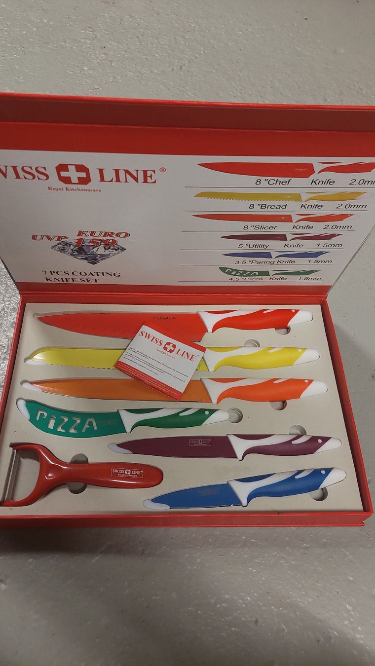 Swiss Coltelli: Schweizer Messerset/SwissQuality Messerset – Nuovo e nell'imballaggio originale da Basel venduto da O-MEGA