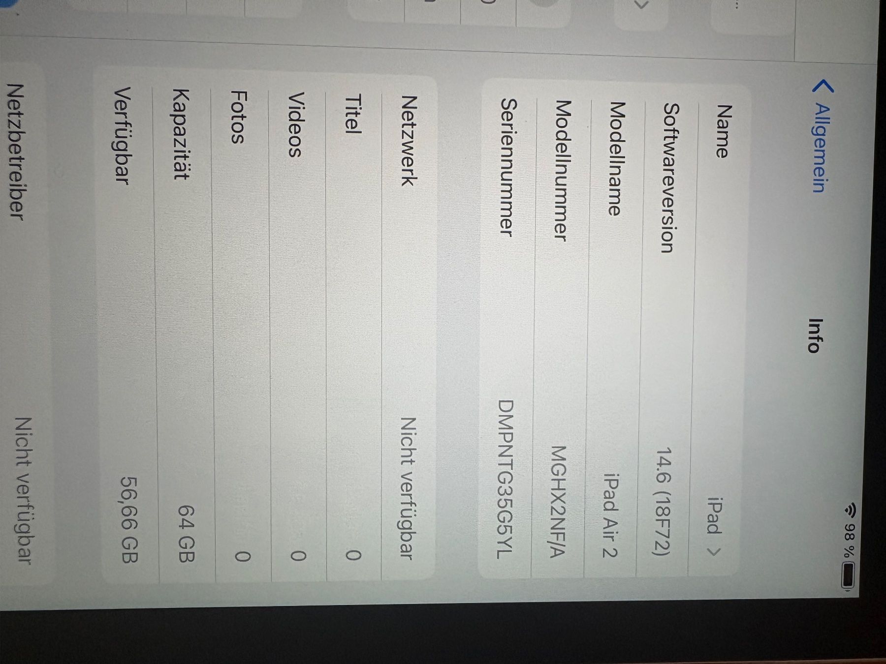 Apple Tablet PC: iPad Air 2 – Gebraucht aus Zürich von gbleisch 3