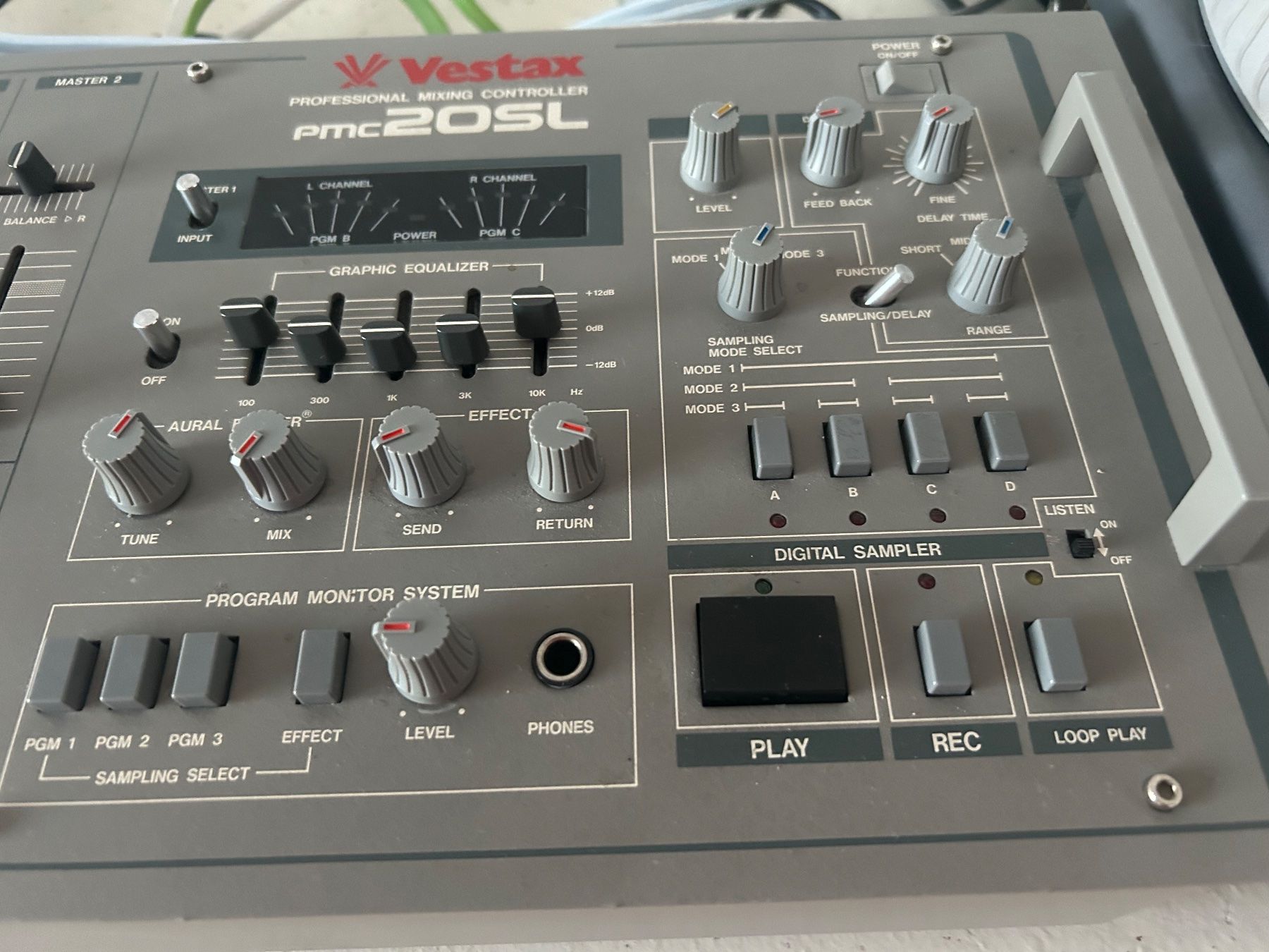 Dj Mixer VESTAX PMC 20SL (DJ KRUSH mixer) - VG+ (Gebraucht) in