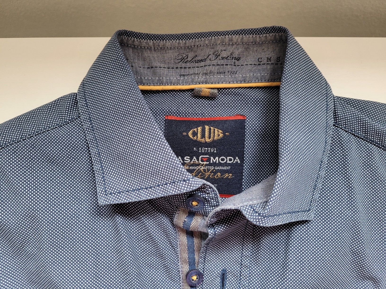 Hemden: Casa Moda Herrenhemd Gr. M blau kariert – Gebraucht aus Biberist von hertd 2