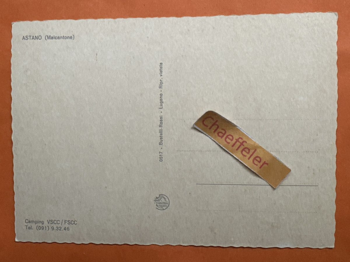 Cartes postales: Astano, ( Malcantone )  – D'occasion à Zürich par Chaeffeler 1