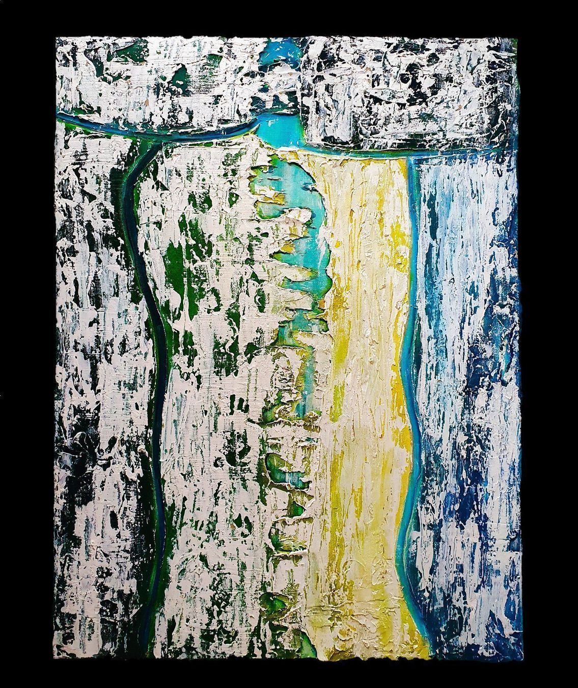 Dipinti: "Gap" 60x80x3,5 cm Gemälde – Nuovo e nell'imballaggio originale da Kreuzlingen venduto da eszanza