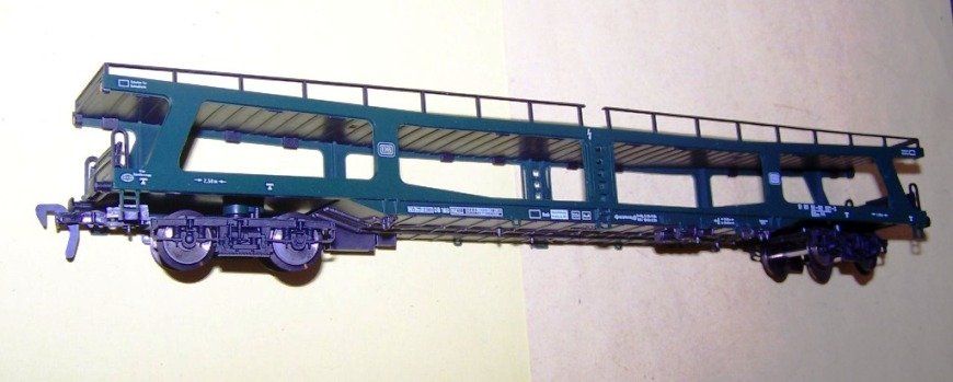 Fleischmann Modellini di ferrovie: Fleischmann H0 5284: Autotransporter DDm 915, DC – Nuovo (secondo la descrizione) da Brüttisellen venduto da Rentner44zh 4
