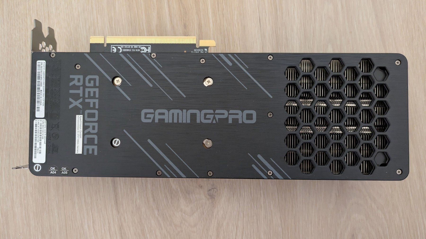 Schede grafiche: Palit GeForce RTX 3070 Ti GamingPro 8GB – Usato da Biasca venduto da TheSeo 1