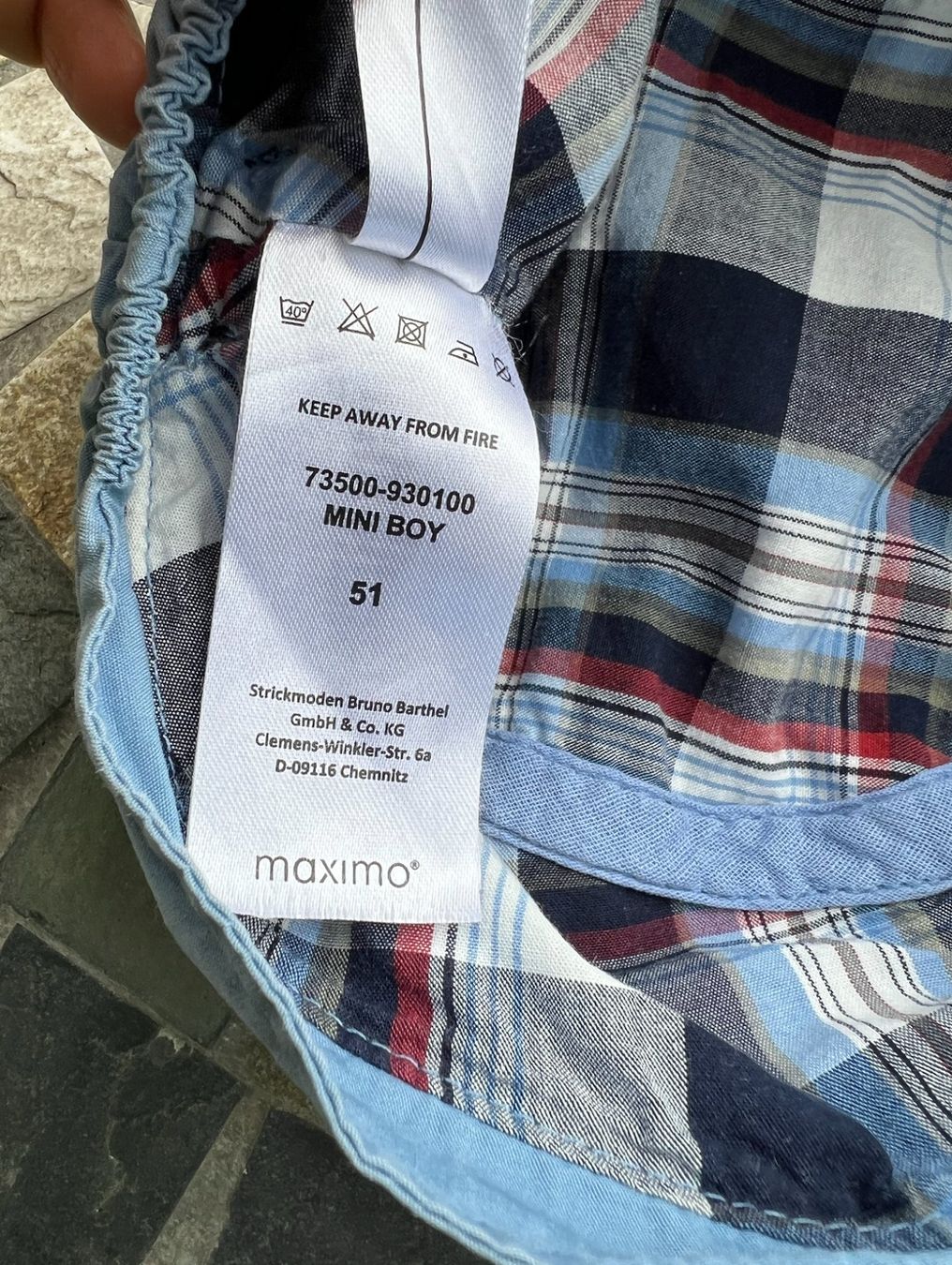 Altro abbigliamento per bambino: Maximo Casquette en denim Gr.51 – Usato da Zürich venduto da meggimay 5