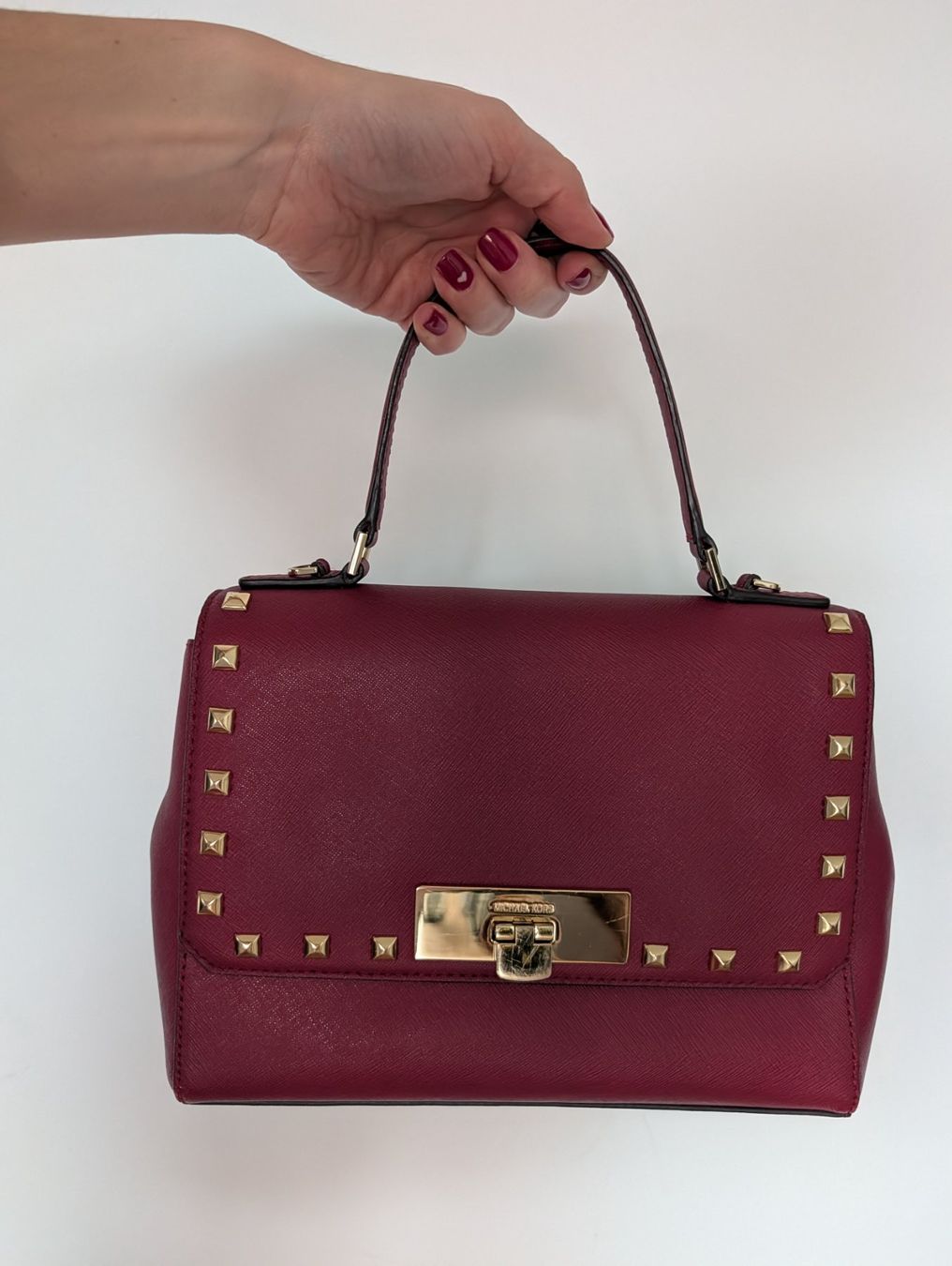 Michael Kors Borse da donna: Michael Kors Tasche - dark berry Farbe – Usato da Rüschlikon venduto da rosgm 4
