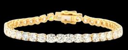 💥Ab 1.- 10.05ct. Diamant❗️ Tennisarmband💎- IGI/E - VVS Lab