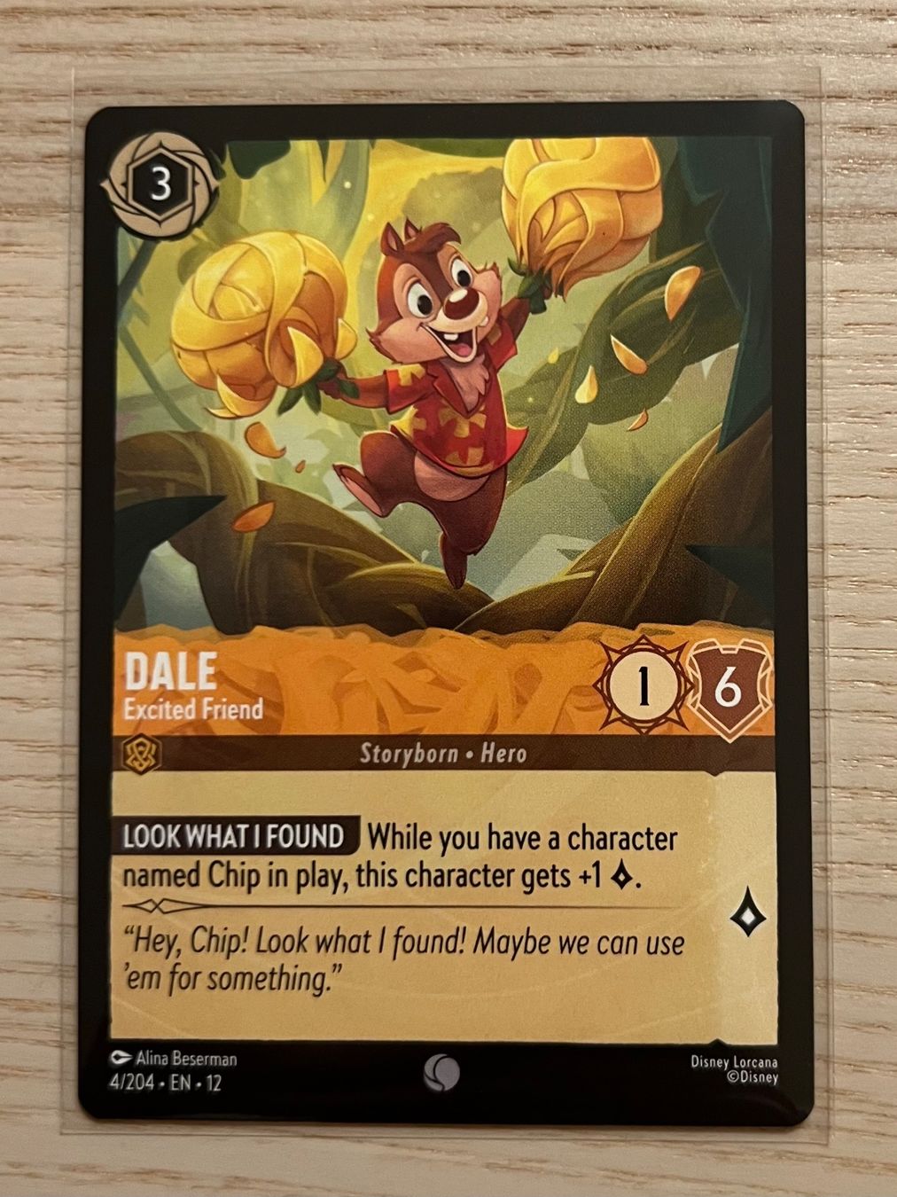 Disney Carte collezionabili: Dale 4 EN Disney Lorcana Wilds Unknown 12 – Nuovo (secondo la descrizione) da Rafz venduto da SaintCruz