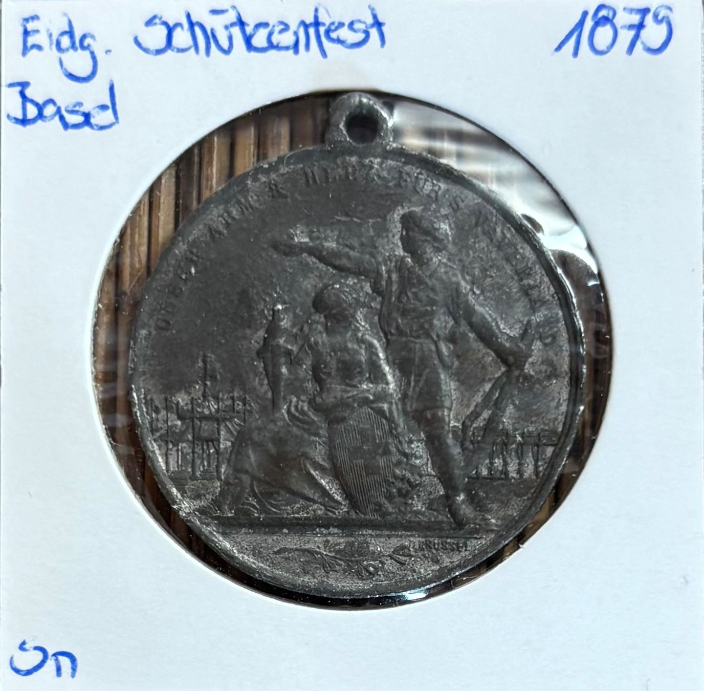 Medaillen: Schweiz Basel 1879 Eidgenössisches Schützenfest – Gebraucht aus Speicher von CH-Schatzkammer 2