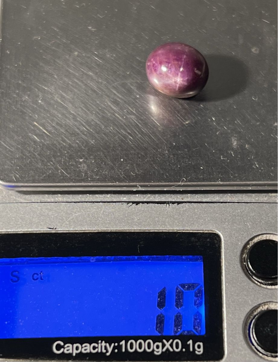 Edelsteine: Rubis Etoilé Naturel Cabochon, Inde, 10ct – Neu (gemäss Beschreibung) aus Genève von DELIRBEADS 6