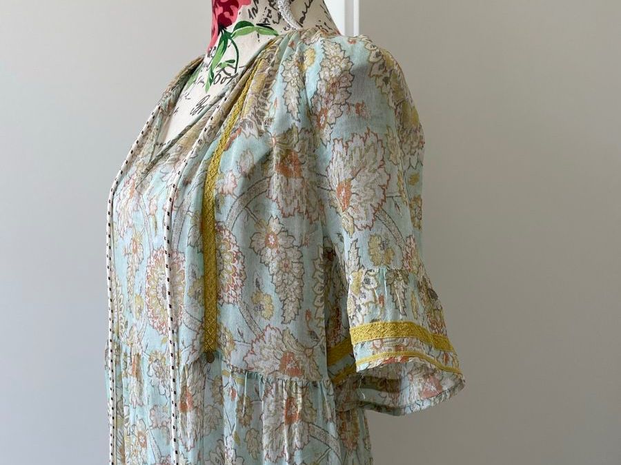 Nile Vestiti: Sommer-Kleid NILE Gr. S ca. 38 Viscose – Usato da Zürich venduto da Pamuk04 5