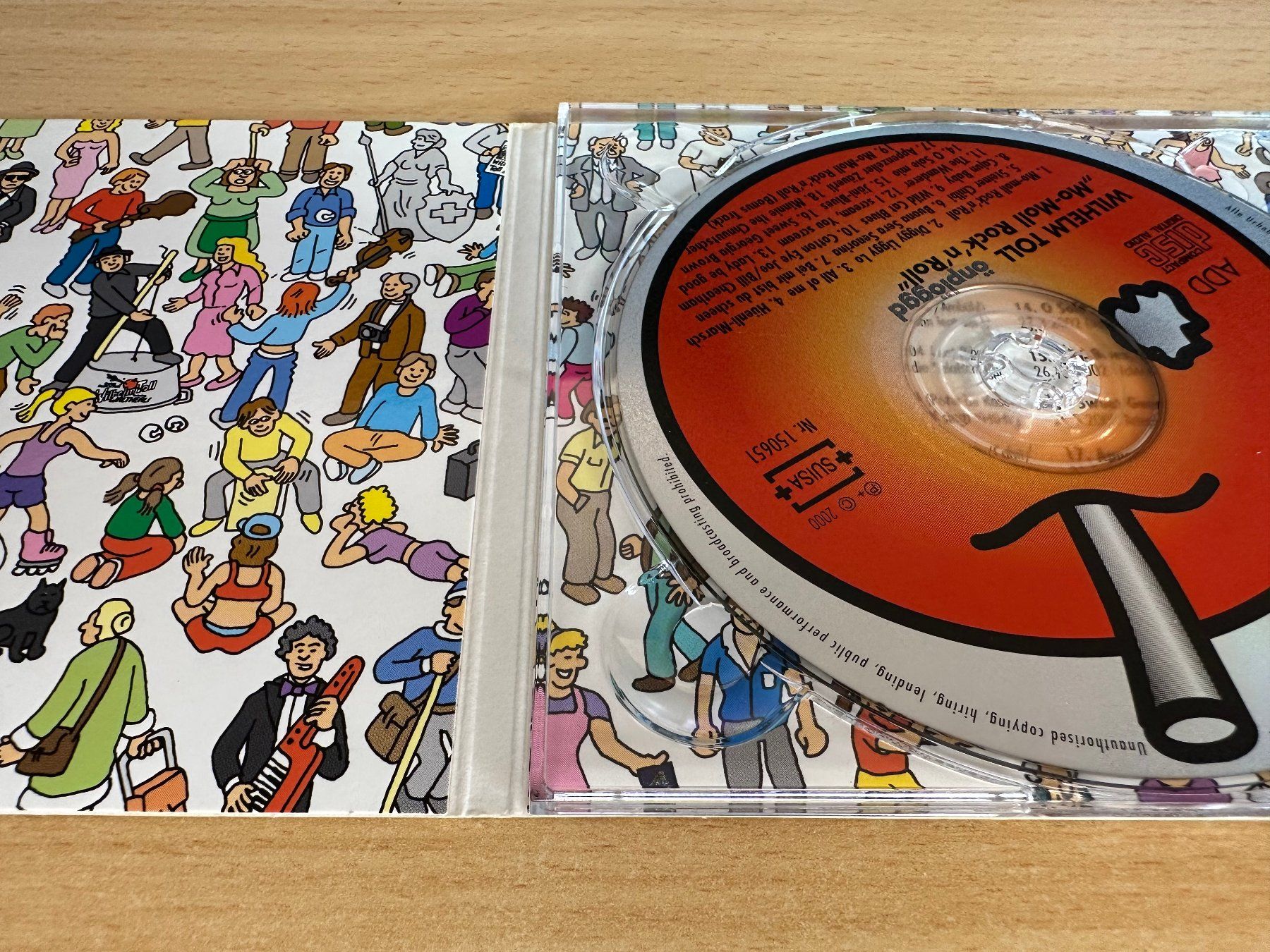 CD: Wilhelm Toll – Mo-Moll Rock' N' Roll – Usato da Rikon im Tösstal venduto da Alpenmutz 2