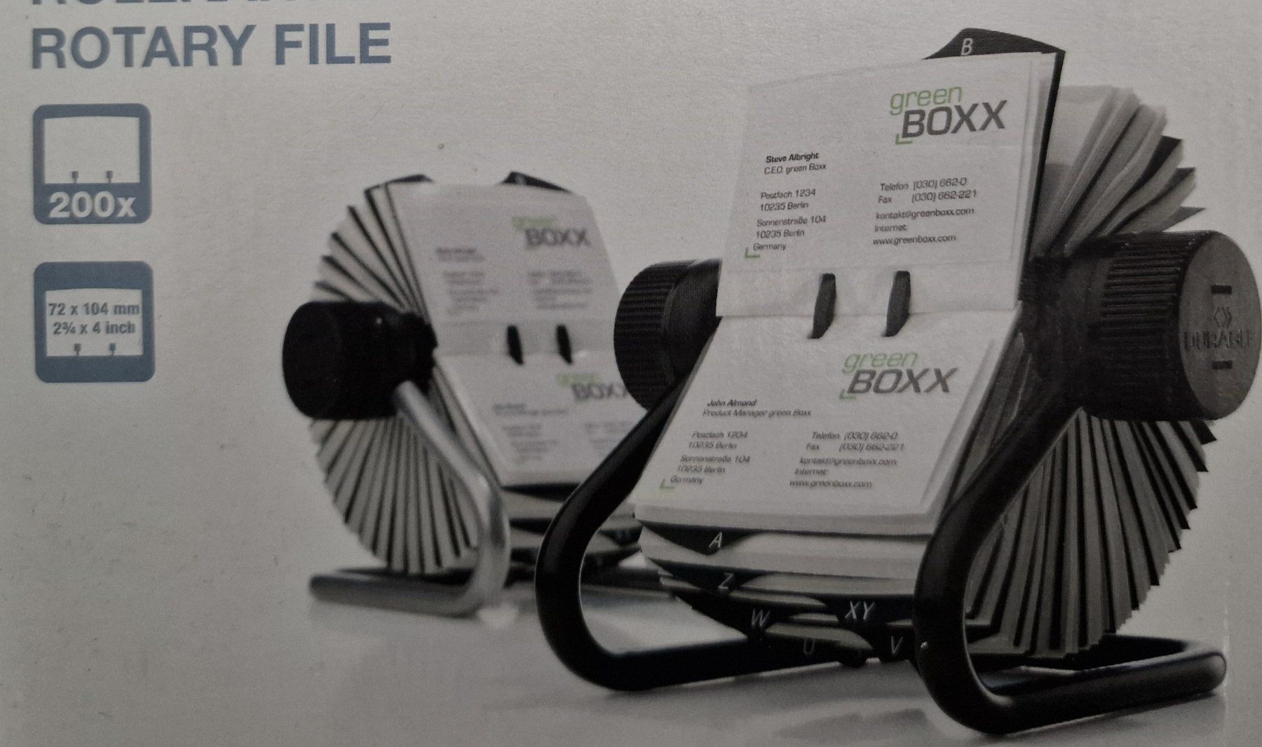Sistemi di archiviazione: Durable Visifix Rollkartei BOXX – Nuovo (secondo la descrizione) da Zürich venduto da Pero6 2