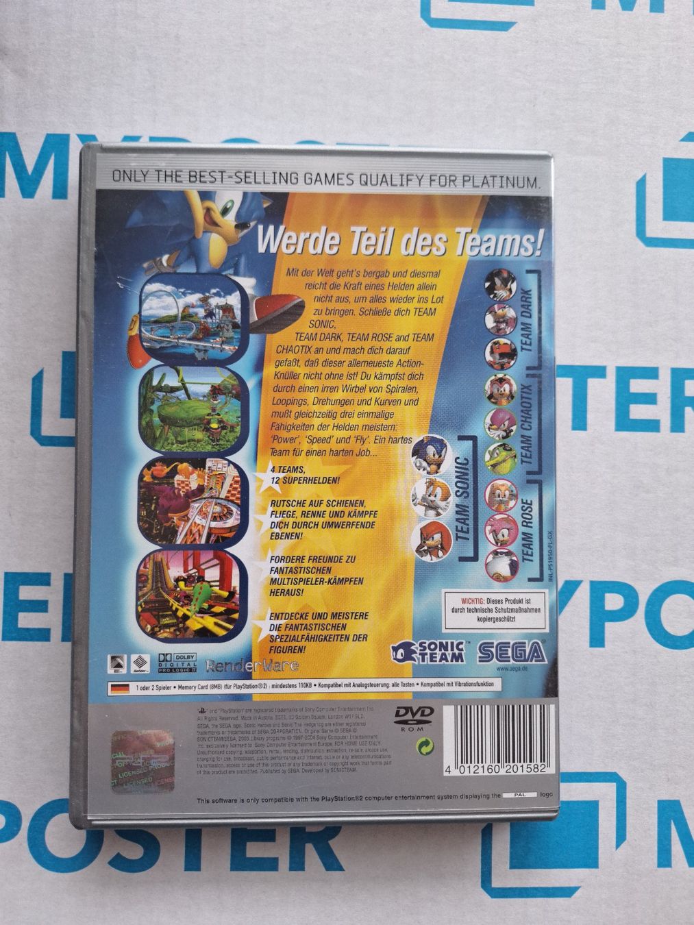 Spiele: Sonic Heroes - PS2 - Disc in exzellentem Zustand – Gebraucht aus Altstätten SG von GGsGameshop 1